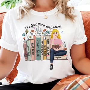 Personalized Gifts For Book Lovers Shirt 03xqtn030125pa It's A Good Day To Read A Book - Shirts - GoDuckee