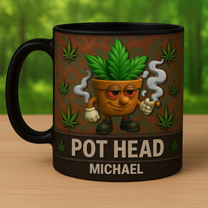 Pot Head Mug - Personalized Gifts For Men 03totn310525 - Coffee Mug - GoDuckee
