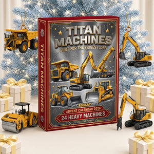 Heavy Machines Advent Calendar Blind Box - Personalized Christmas Gift 03tydt301026 - Advent Calendar - GoDuckee