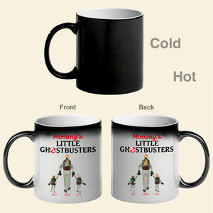 Personalized Gifts For Mom Magic Mug Horror Mom And Kids 04QHHN280324 - Coffee Mugs - GoDuckee