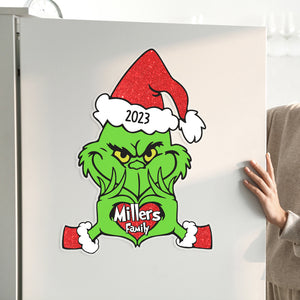 Green Monster, Personalized Family Decal, 05NATN250923, Christmas Gift For Family - Home Decor - GoDuckee