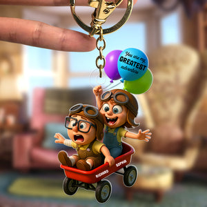 Greatest Adventure Keychain - Personalized Gifts For Couple 04toqn270525 - Keychains - GoDuckee