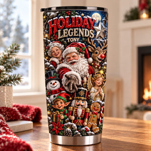 Holiday Legends 20oz Tumbler - Personalized Gifts For Christmas 08tolu201026 - Tumbler Cup - GoDuckee