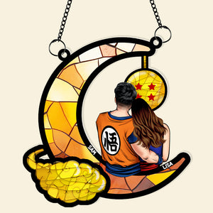 Personalized Gifts For Couple Suncatcher Window Hanging Ornament 01OHMH270524HH - Ornaments - GoDuckee