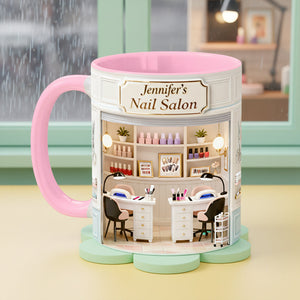 Nail Salon Coffee Accent Mug - Personalized Gifts Her 01nata240126 - Coffee Mug - GoDuckee