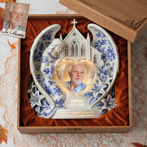 In Loving Memory Acrylic Plaque - Personalized Custom Photo Gift For Christian 01PATA270226 - Shaped Plaques - GoDuckee