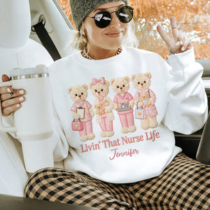 Nurse Toile De Jouy Shirt - Personalized Gifts For Nurse 01pgqn190326 - Shirts - GoDuckee
