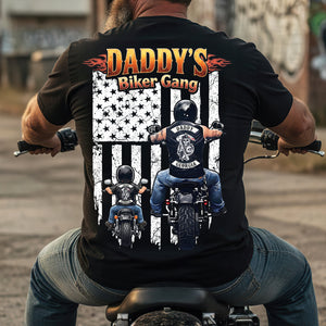 Daddy’s Biker Gang Shirt - Personalized Gift For Dads 01HUDT230526 - Shirts - GoDuckee