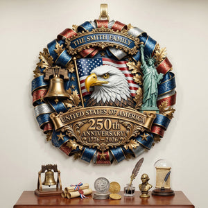 250th Anniversary USA - Personalized Gifts For Patriot Family Metal Sign 01tytn190326 - Metal Signs - GoDuckee