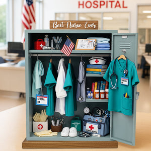 Nurse Personal Locker Acrylic Plaque Personalized Gifts For Nurse 05qhdt050625 - Shaped Plaques - GoDuckee