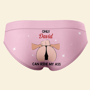 Personalized Gifts For Girlfriend Women's Briefs Ride My A** - Boxers & Briefs - GoDuckee