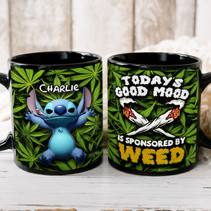 Happy Tropical Alien Coffee Mug - Personalized Gifts For Weed Lovers 02TODT090625 - Coffee Mug - GoDuckee