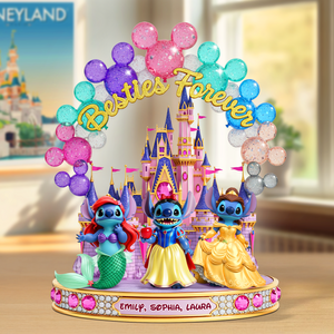 Cute Monster Besties Plaque - Personalized Gifts For Besties 04ohpu250625 - Shaped Plaques - GoDuckee