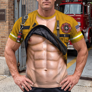 Firehouse Hero Shirt - Personalized Gifts For Firefighter 01OHTN160726 - AOP Products - GoDuckee