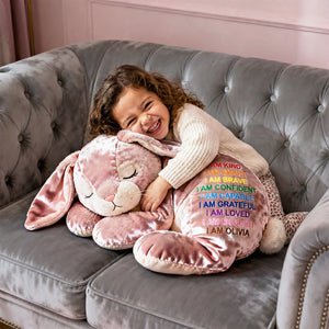 Bunny Custom Shaped Pillow - Personalized Gifts For Kid 02tgta261225 - Pillow - GoDuckee