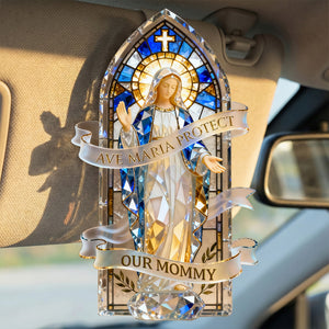 Religious Protection Car Visor Clip – Personalized Gifts For Christian 05pamg241225 - Car Visor Clip - GoDuckee