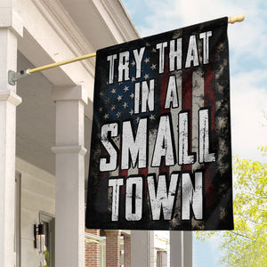 In A Small Town, House Flag, 07ACQN270723-01 - Flag - GoDuckee