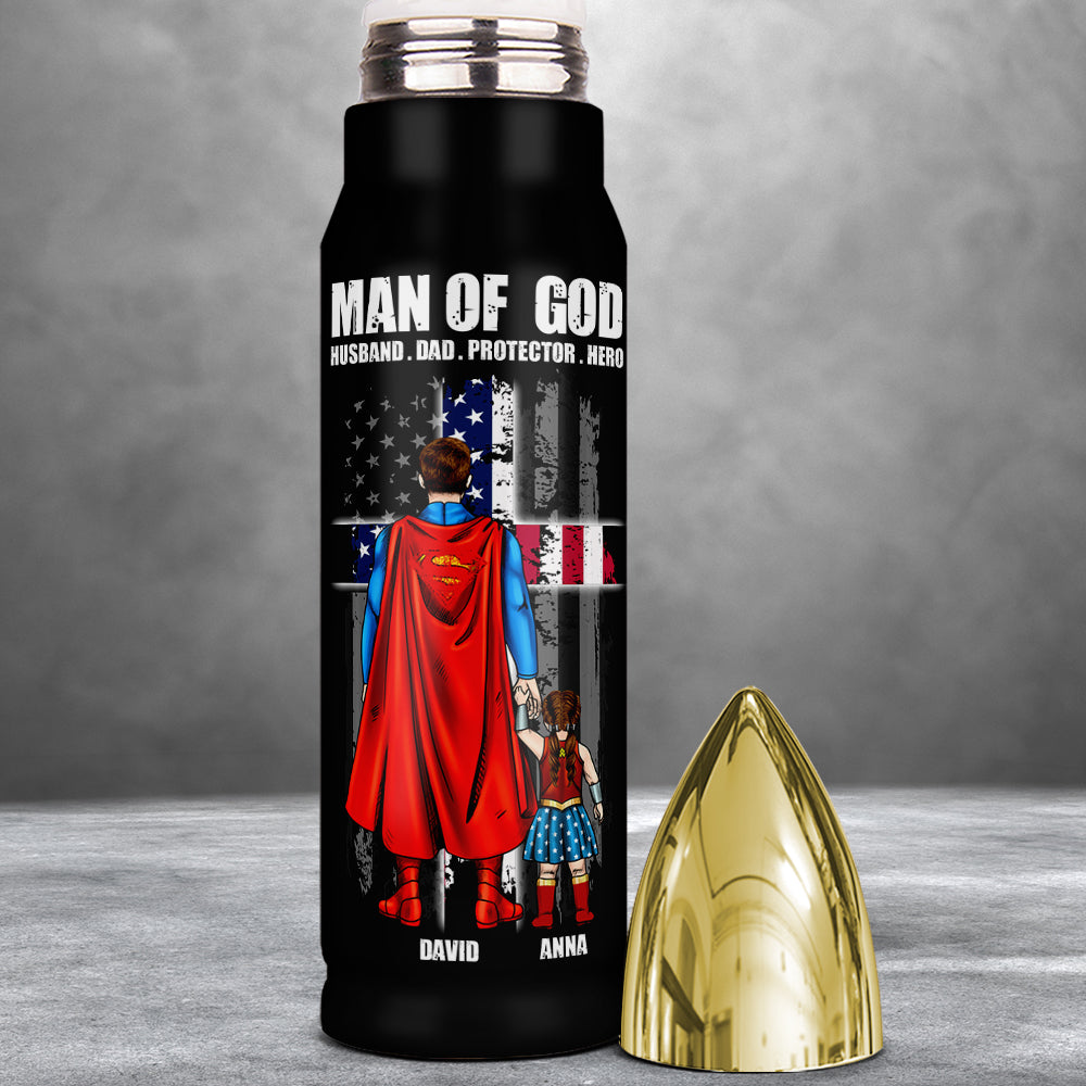 Personalized Gifts For Dad Bullet Tumbler 03qhdt160524pa Father's Day Gift - Tumbler Cups - GoDuckee