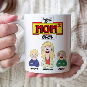 Personalized Gifts For Mom Coffee Mug Best Mom Ever 04TOLU250225HG - Coffee Mug - GoDuckee