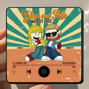 Custom Music Gifts For Couple Fridge Magnet Love Style y2k 10xqpu271224hg - Fridge Magnet - GoDuckee