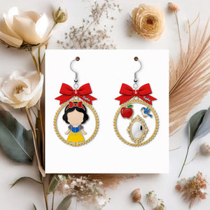 Cartoon Princess Acrylic Earrings Personalized Gifts For Her 01pgtn040725 - Earrings - GoDuckee