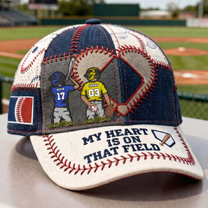 Passionate Baseball Dad Classic Cap - Personalized Gifts For Baseball Parents 01QHTA160426 - Caps - GoDuckee