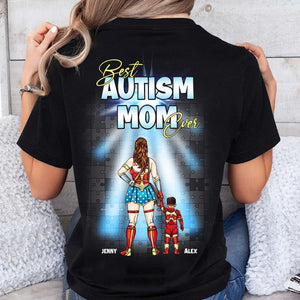 Personalized Gifts For Autism Mom Shirt Best Autism Mom Ever 03OHMH260225PA - Shirts - GoDuckee