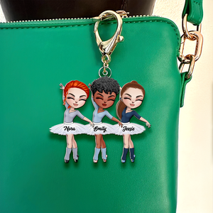 Personalized Gifts For Ballet Besties Keychain Graceful Ballerinas 01QHHU080325HH - Keychains - GoDuckee