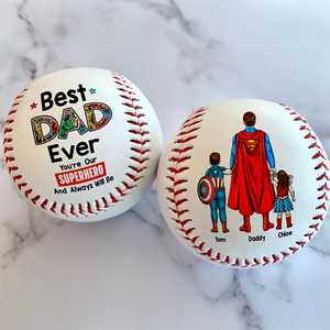 Personalized Gift For Dad Baseball Father's Day Super Dad 04ACHU020425PA - Baseball - GoDuckee