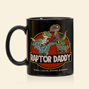 Dad Raptor Daddy 05huhu310523 Personalized Coffee Mug - Coffee Mug - GoDuckee