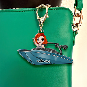 Personalized Gifts For Friends Keychain Wake Boat Friends 03QHHU120325HH - Keychains - GoDuckee