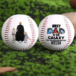 Personalized Gift For Dad Baseball Mother's Day - Best Dad In The Galaxy 062ACHU050425HHHG - Baseball - GoDuckee