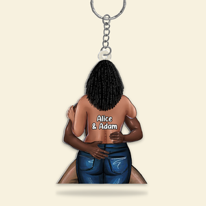 Personalized Gifts For Naughty Couple Keychain 02qhhu130125 - Keychains - GoDuckee