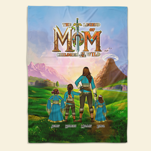 Personalized Gifts For Mom Blanket - The Legend Of Mom Mother's Day 05ACHU210325HG - Blanket - GoDuckee