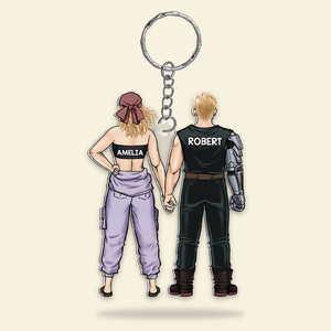 Personalized Gifts For Couple Keychain 04QHHU130125HH - Keychains - GoDuckee