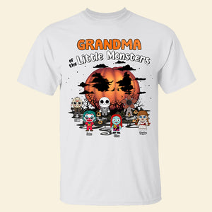 Family Of The Little Monsters, Gift For Family, Personalized Shirt, Horror Movie Kids Shirt, Halloween Gift 01HUHU280723HA - Shirts - GoDuckee