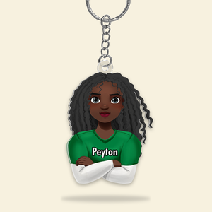 Personalized Gifts For Football Lover Keychain 033QHHU200125HG - Keychains - GoDuckee
