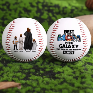 Personalized Gift For Mom Baseball Mother's Day - Best Mom In The Galaxy 061ACHU050425HHHG - Baseball - GoDuckee