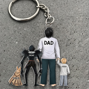 Dad Keychain - Personalized Gifts For Dad 11QHHU020525HG - Keychains - GoDuckee