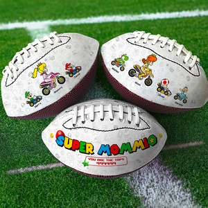 Personalized Gift For Mom American Football Mother's Day Super Mom 03ACHU030425 - American Football - GoDuckee