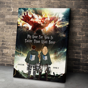 Personalized Gifts For Couple Canvas Print My Love For You 01hupu010224hh - Canvas Print - GoDuckee