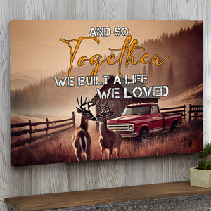 Gifts For Couple Canvas Print Deer Couple 03OHMH111224 - Poster & Canvas - GoDuckee