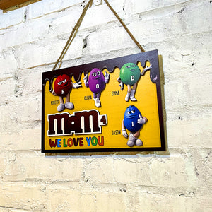 Personalized Gifts For Mom Wood Sign We Love You Mom 01TODT050224 - Wood Signs - GoDuckee