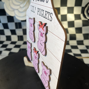Personalized Gifts For Grandma Woodsign Nana's Piglets 01QHTI160324 - Wood Signs - GoDuckee