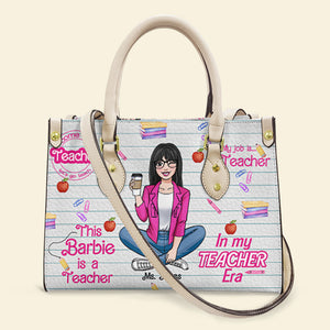 Personalized Gifts For Teacher Leather Bag My Job Is Teacher 01NAMH010224HH - Leather Bags - GoDuckee