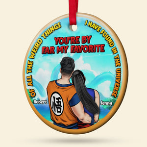 Couple, All The Weird Things, Personalized Ornament, Christmas Gifts For Couple, 04QHPO250923HH - Ornament - GoDuckee