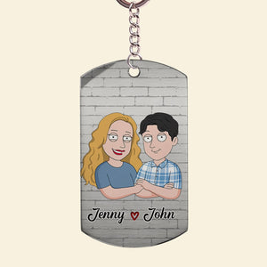 Couple, You Are The Best Thing, Personalized Keychain, Gift For Couple, 05NATN240723HH - Keychains - GoDuckee