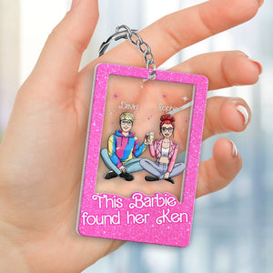 The Couple, Key Chain with Personalized Name, Valentine's Gift, Gift For Couple, 04TOPO041223HH - Keychains - GoDuckee