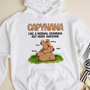 Capynana Like A Normal Grandma But More Awesome, Personalized Shirt, Gift For Mother/Grandma - Shirts - GoDuckee