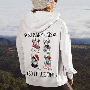 Cats, So Many Cats So Little Time Funny, Personalized Shirts, Christmas Gifts For Cat Lovers, EEA - Shirts - GoDuckee
